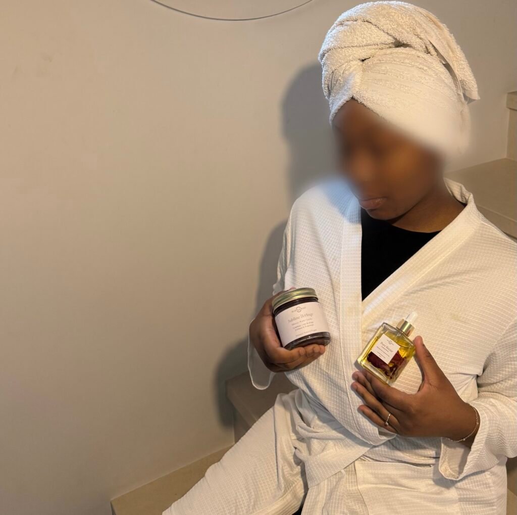 coffret héritage gommage + pure nectar + gant yaralé